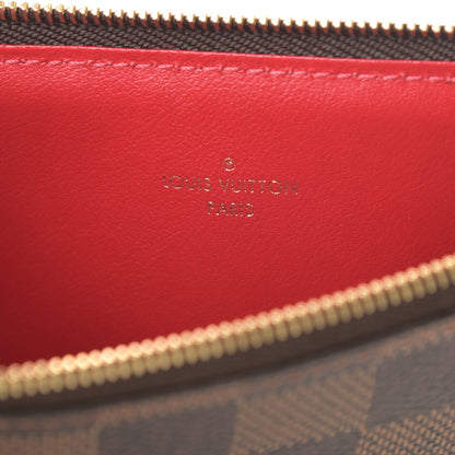 Louis Vuitton Damier Ebene Felicie Chain Wallet Zippered Insert 6 of 6