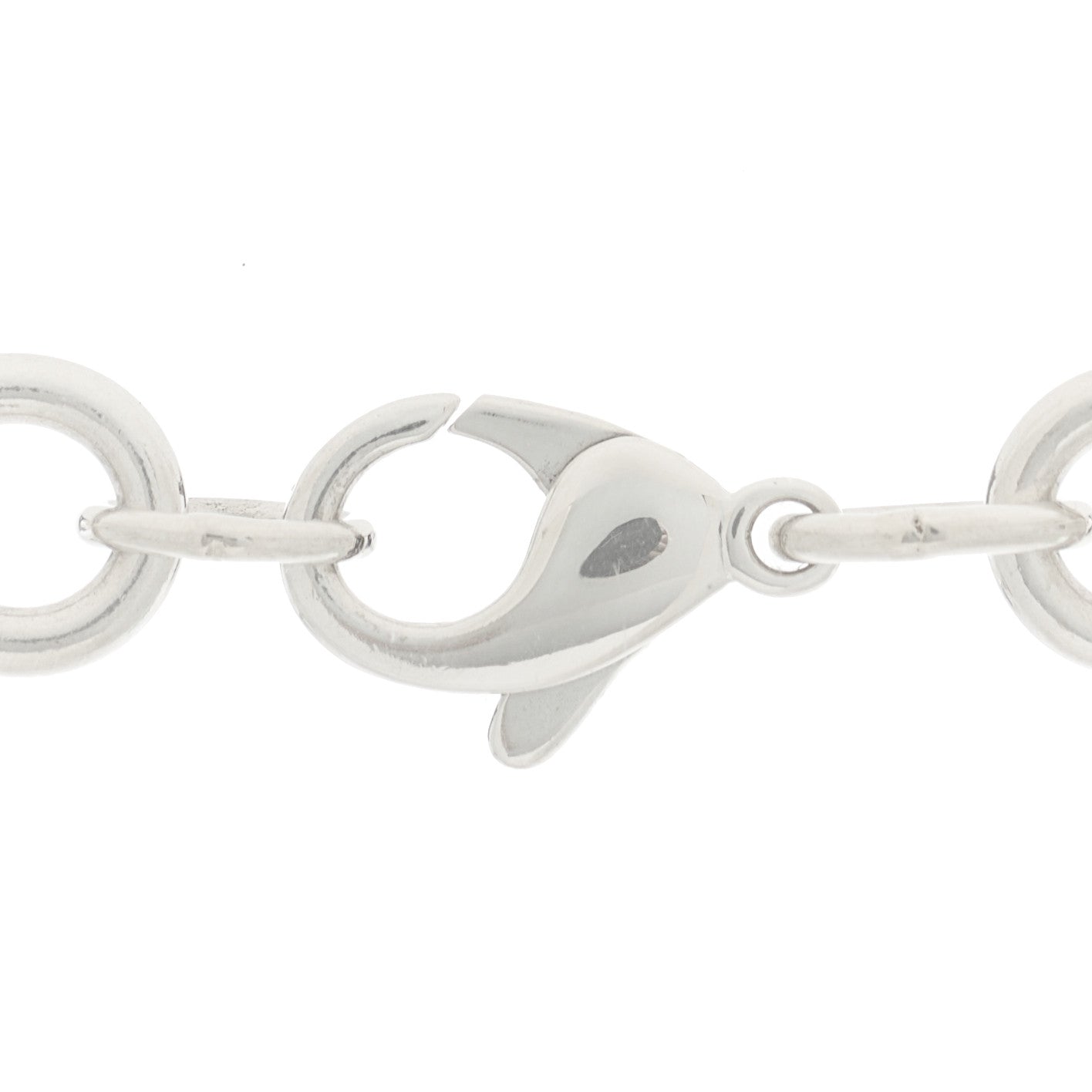 Tiffany Sterling Silver Heart Tag Pendant Necklace 4 of 6