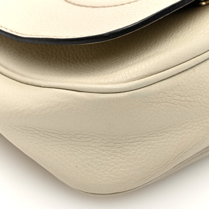 Gucci Pebbled Calfskin Small Soho Flap Crossbody Off White 9 of 10