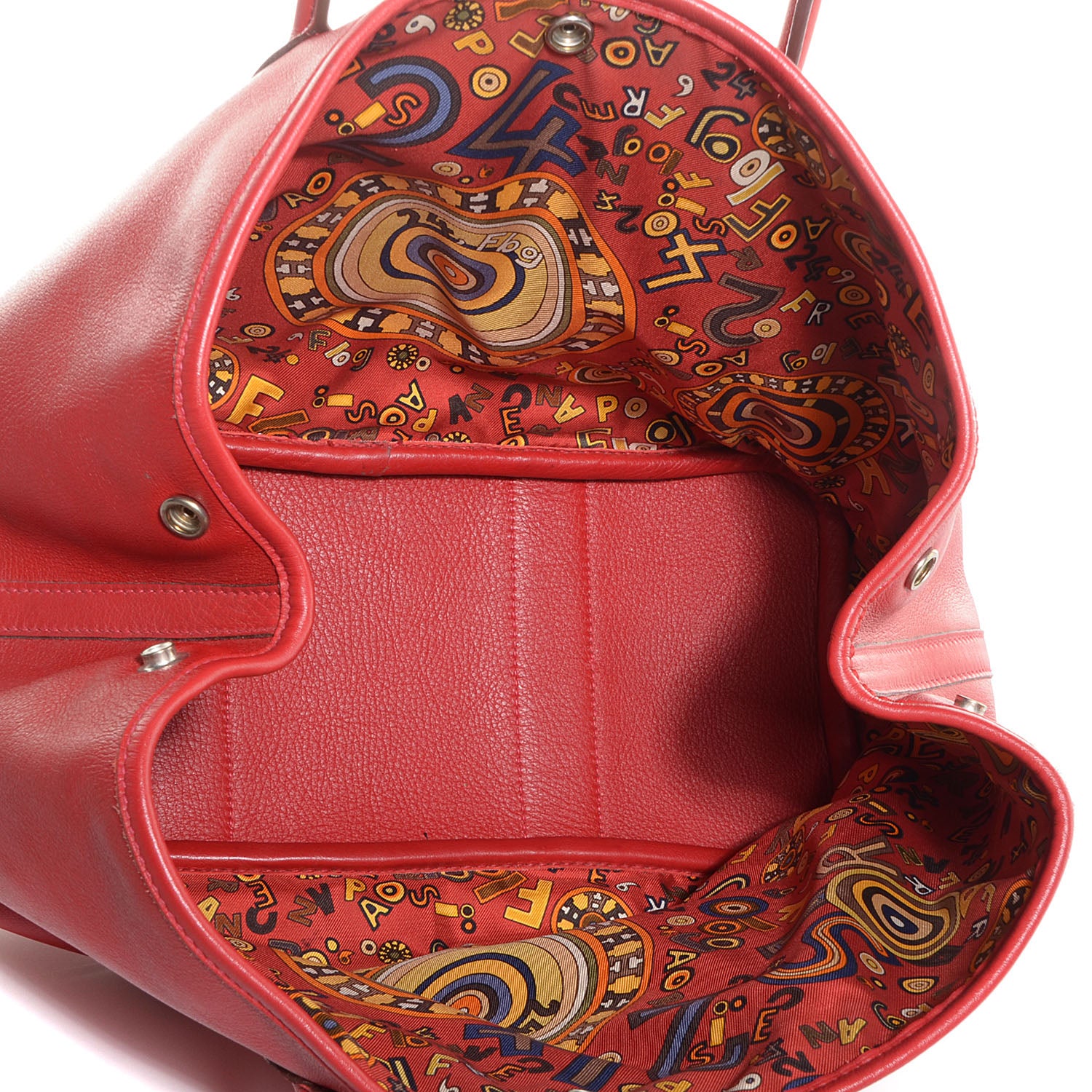 Hermes Swift Tohu Bohu Twilly Garden Party TPM Tote Vermillion 5 of 8