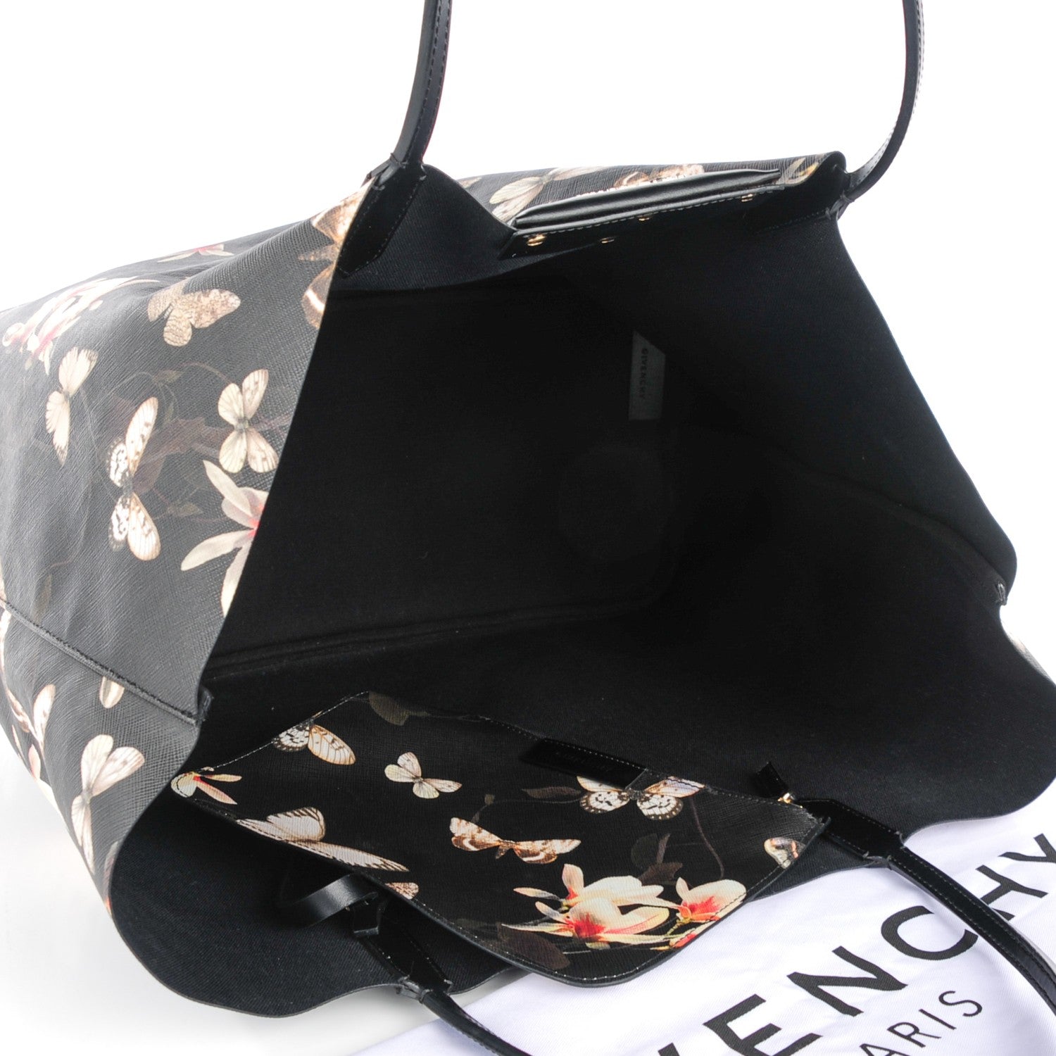 Givenchy Textured Coated Canvas Magnolia and Moth Print Large Antigona Tote 5 of 8