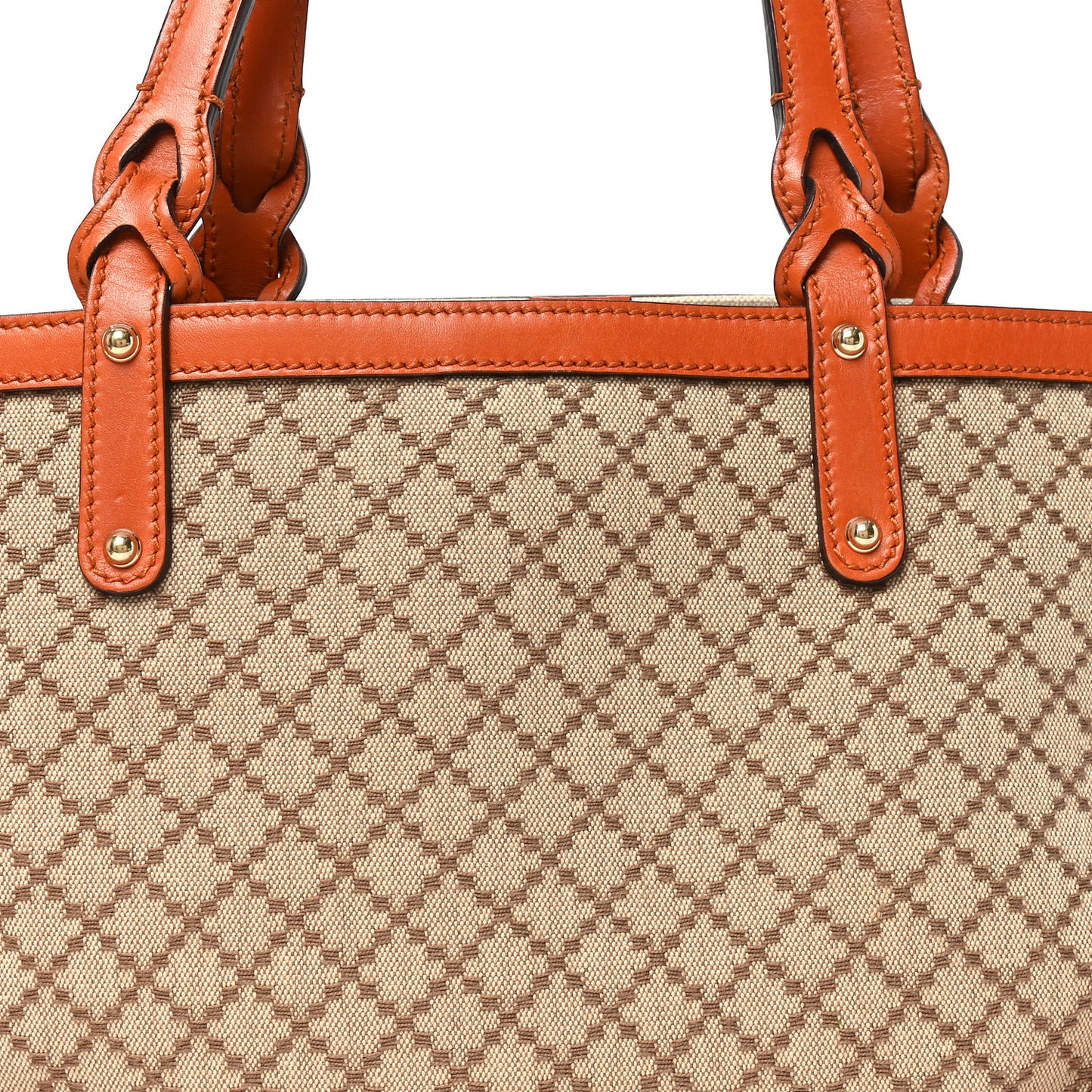 Diamante Small Craft Tote Orange