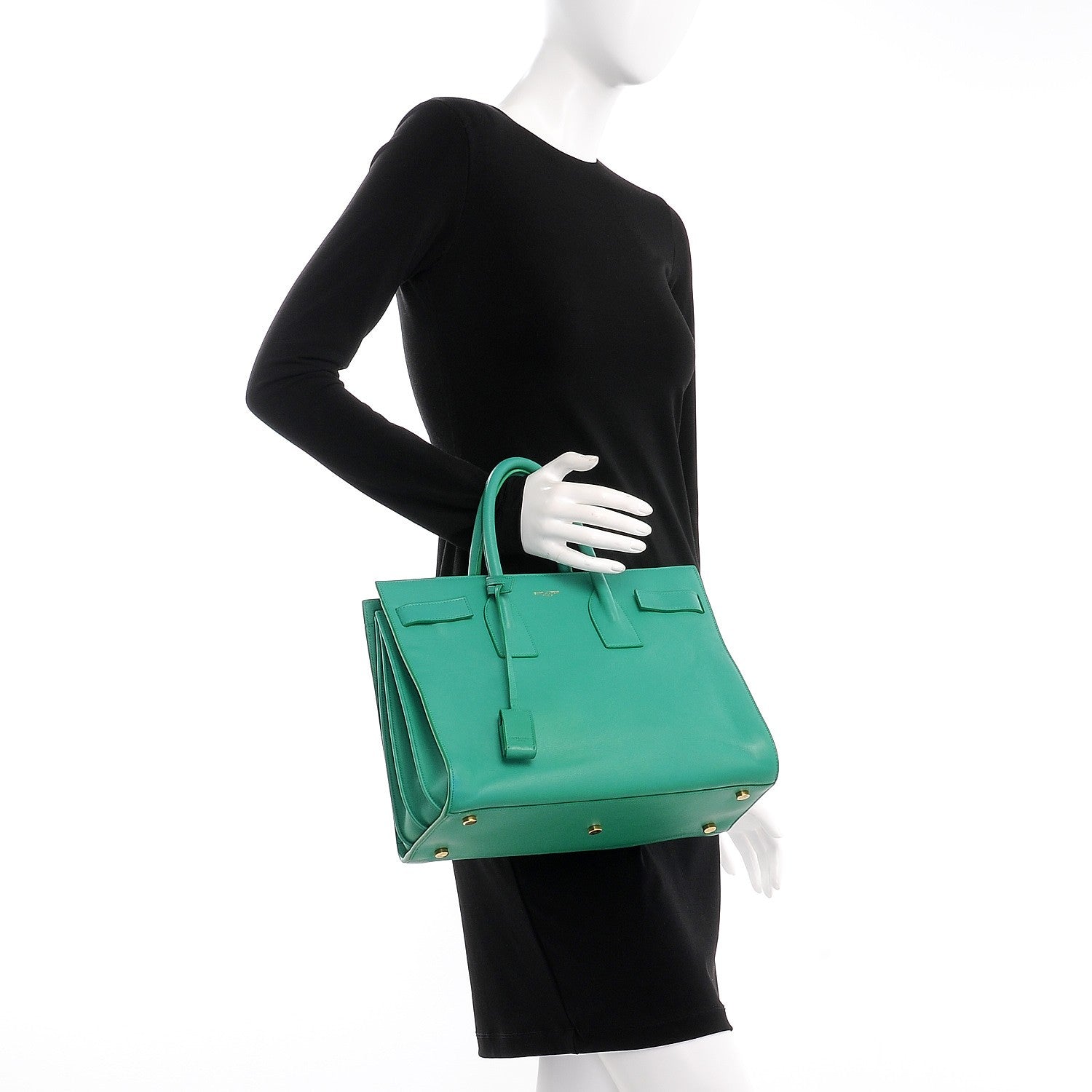 Saint Laurent Calfskin Small Sac De Jour Mint 3 of 12