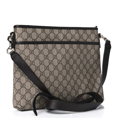 Gucci GG Plus Monogram Medium Flat Messenger Bag Dark Brown 2 of 6