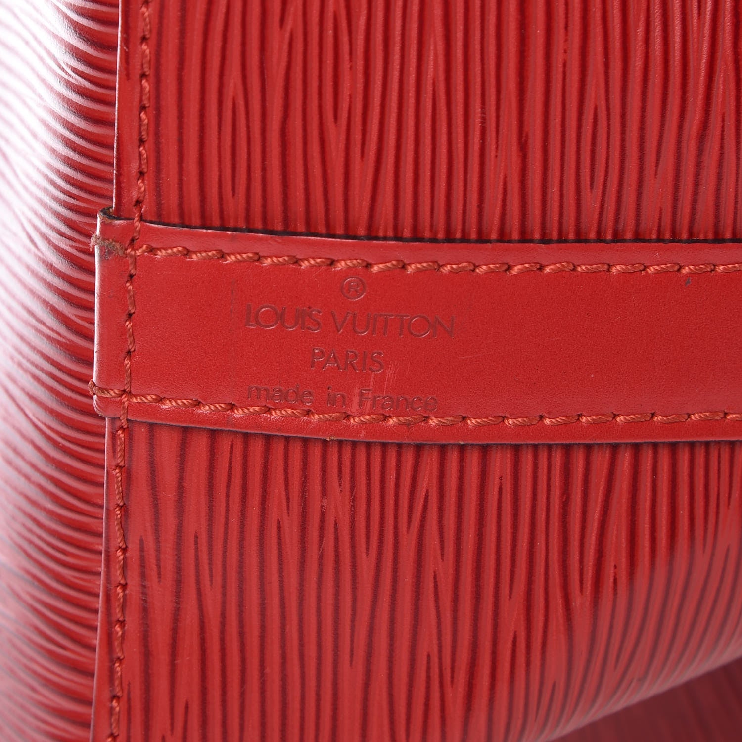 Louis Vuitton Epi Petit Noe Castillan Red 6 of 16