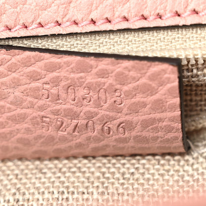 Gucci Dollar Calfskin Interlocking G Shoulder Bag Soft Pink 7 of 10