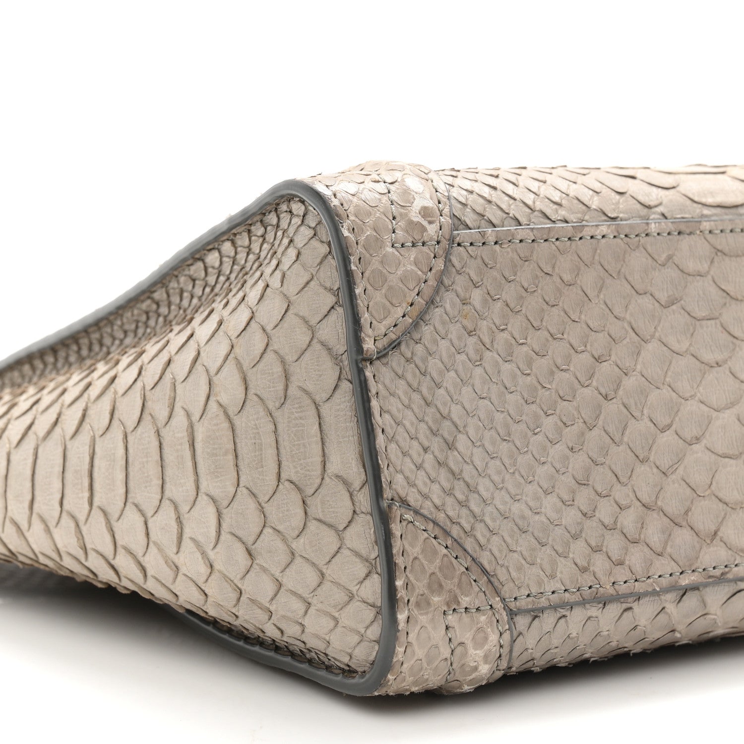 Celine Snakeskin Nano Luggage Grey 9 of 11