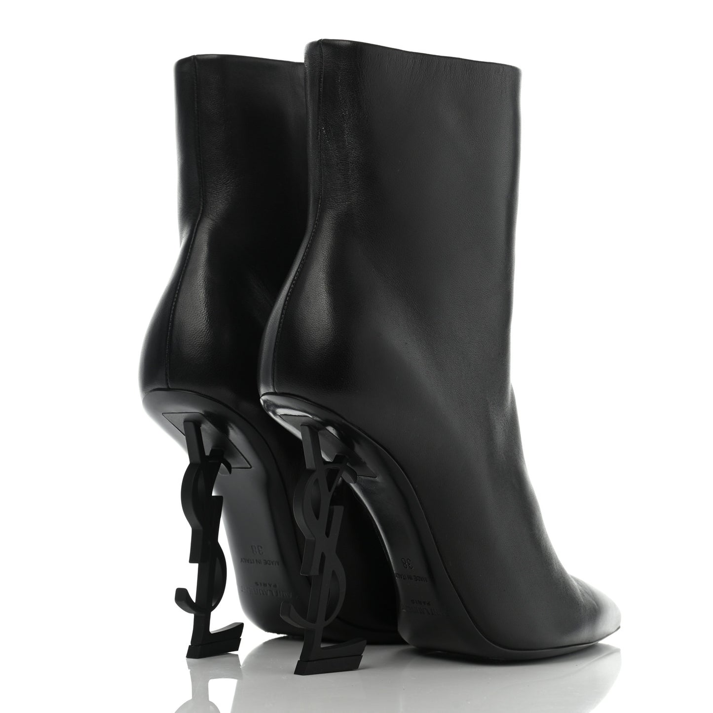 Calfskin Opyum Ankle Boots 38 Black