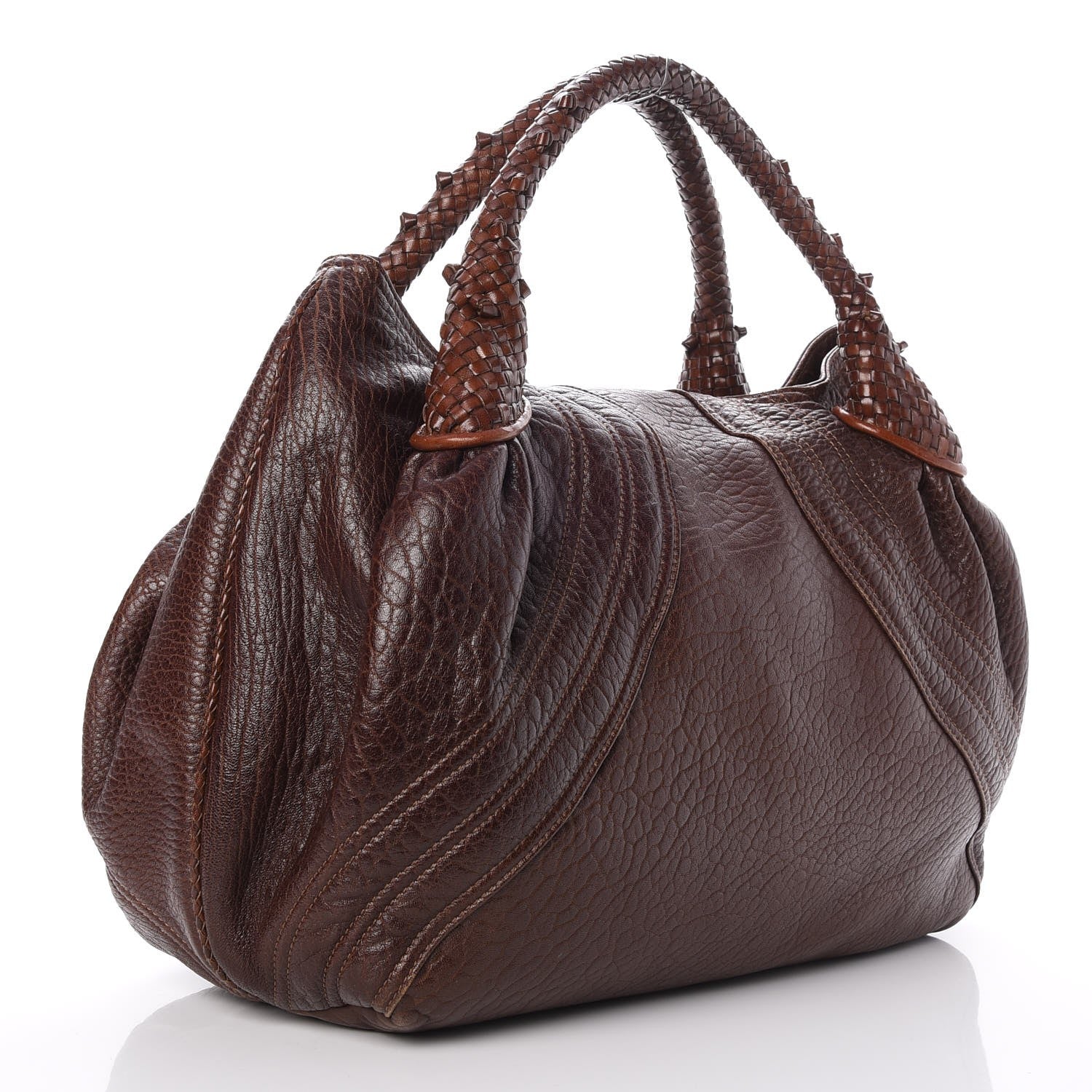 Fendi Nappa Nuvolata Spy Cognac 3 of 7