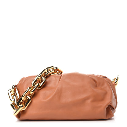 Bottega Veneta Calfskin The Pouch Chain Clay 1 of 11