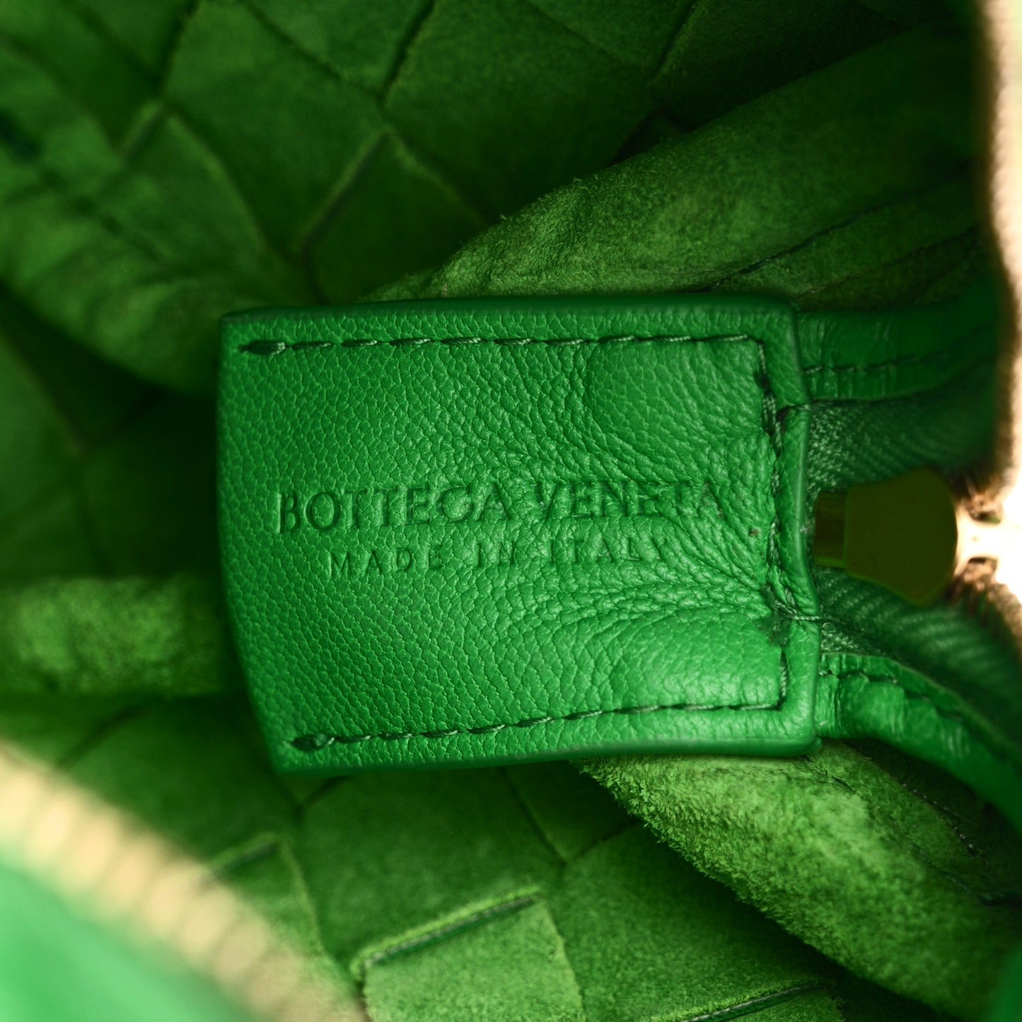 Nappa Intrecciato Mini Loop Camera Bag Parakeet