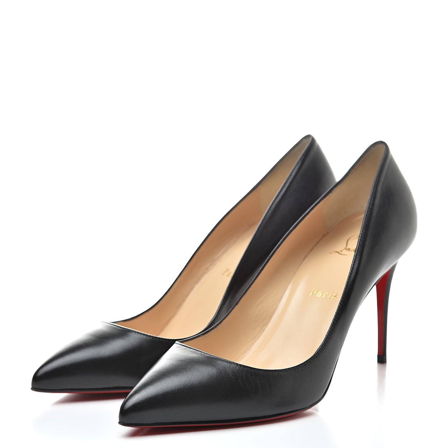 Shiny Nappa Pigalle Follies 85 Pumps 40 Black