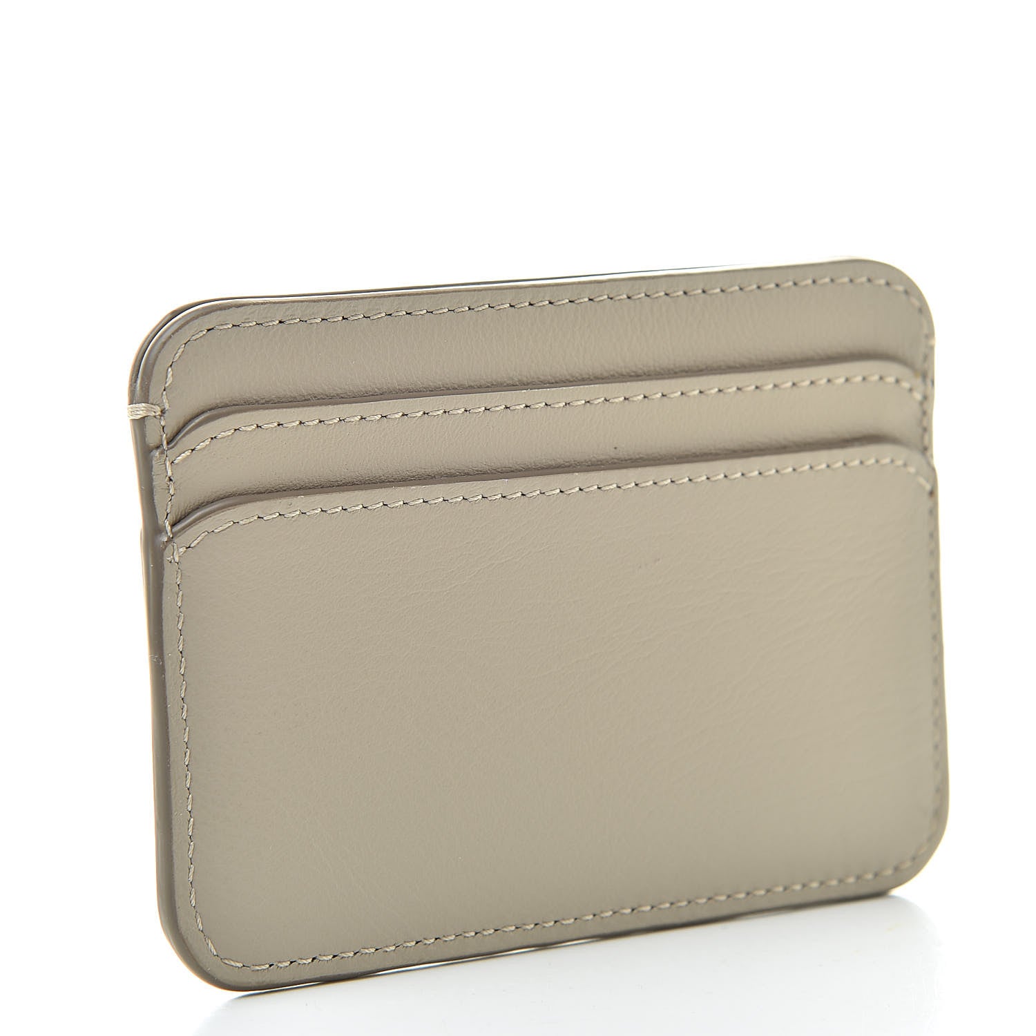 Chloe Smooth Calfskin Logo Vick Card Holder Pastel Grey 3 of 8
