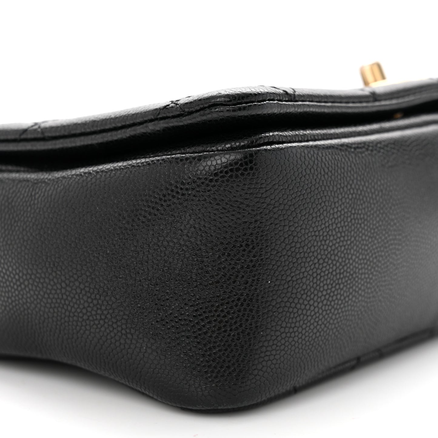 Caviar Quilted Small Fashion Therapy Flap Bag Black
