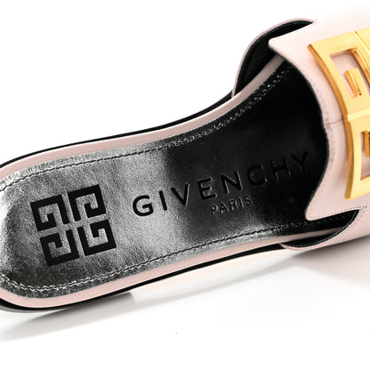 Givenchy Grained Calfskin 4G Flat Sandals 36 Pale Pink 7 of 13