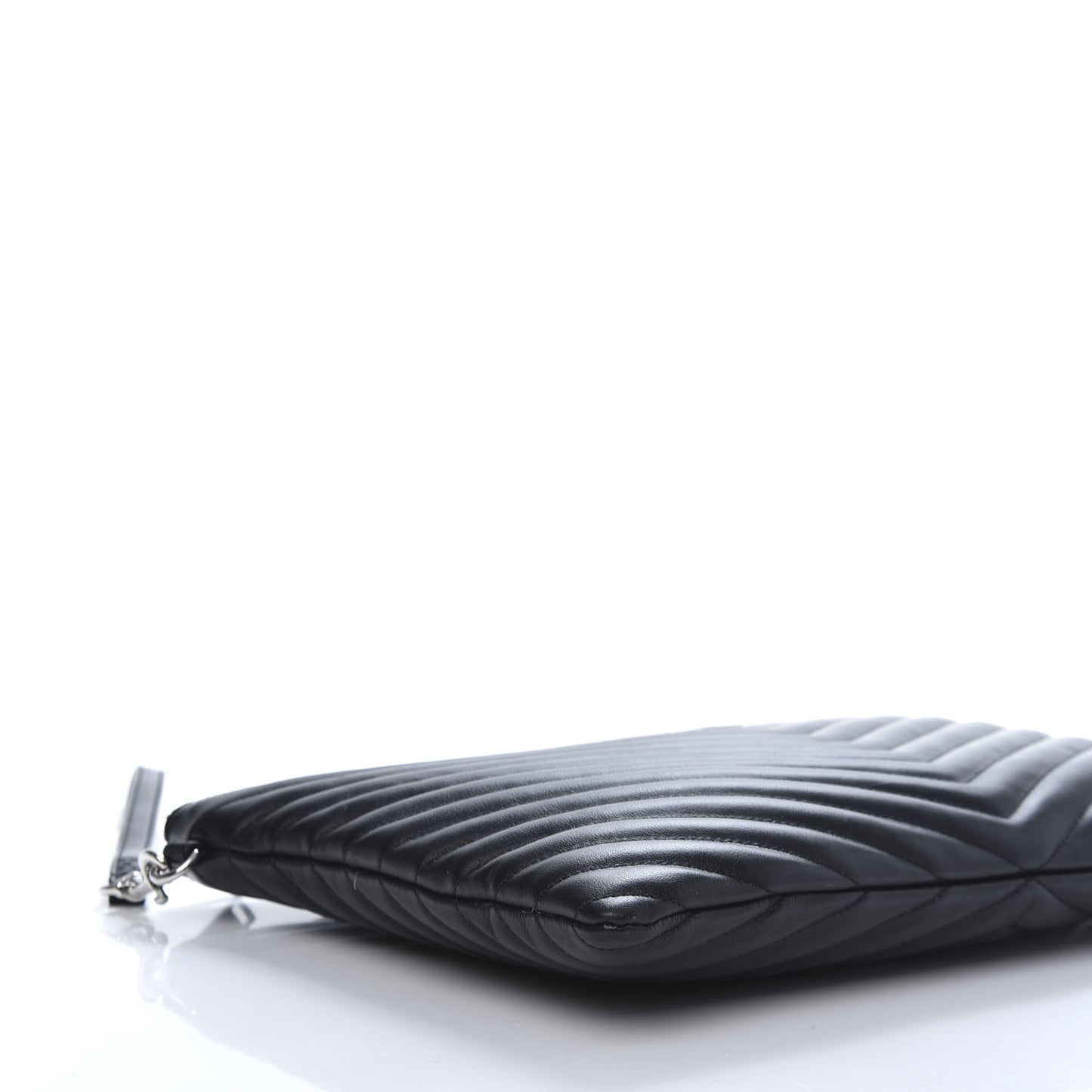 Calfskin Matelasse Monogram Cassandre Tablet Pouch Black