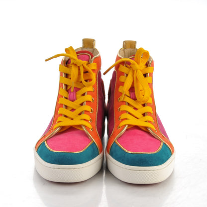 Christian Louboutin Mens Suede Nappa Rantus Orlato Sneakers 39 Multicolor 2 of 7