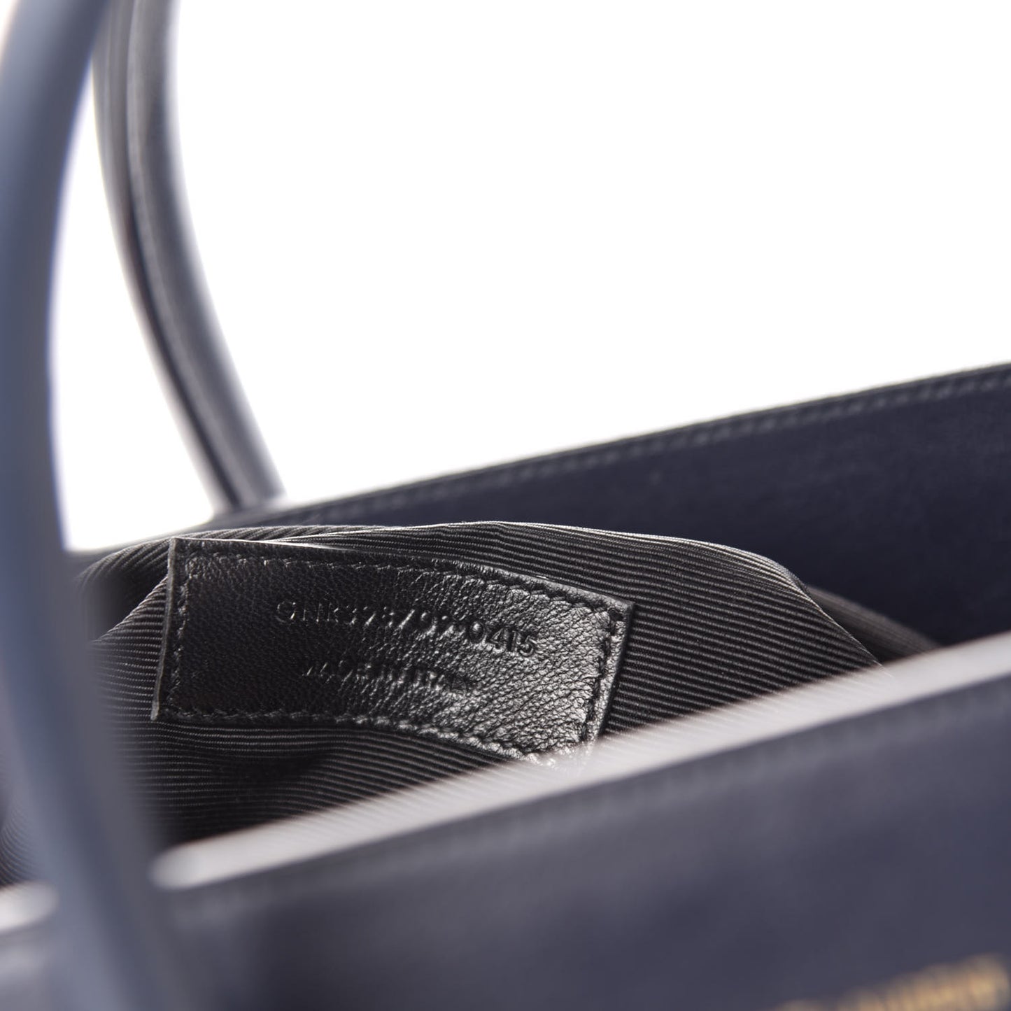 Calfskin Small Sac De Jour Navy