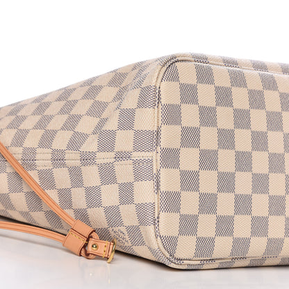 Louis Vuitton Damier Azur Neo Neverfull MM Rose Ballerine 11 of 13