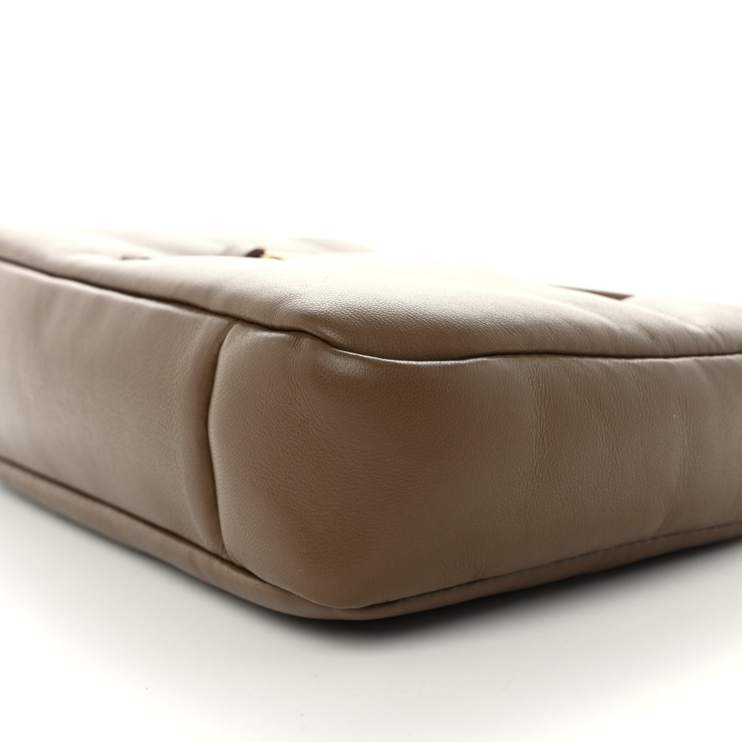 Padded Lambskin Le 5 A 7 Hobo Dark Peanut