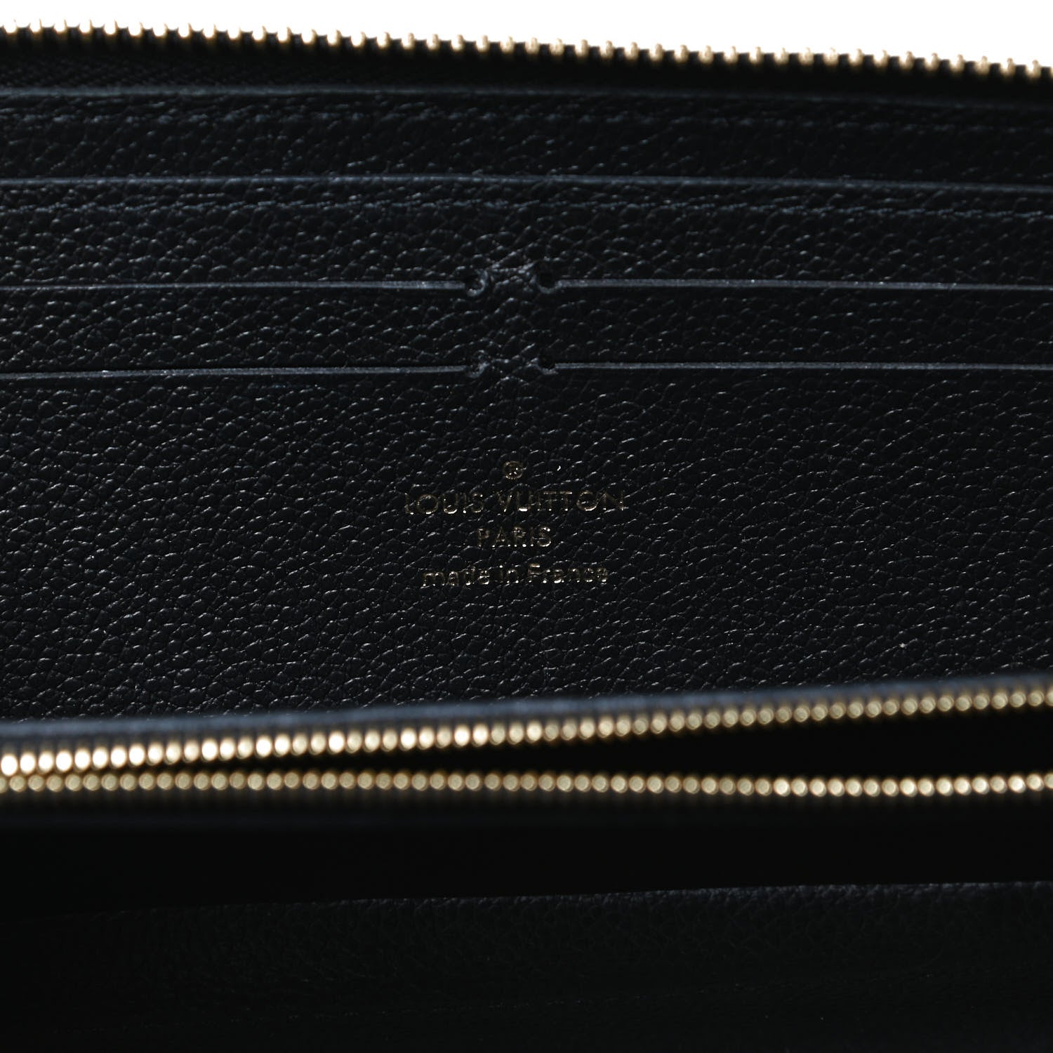 Louis Vuitton Empreinte Clemence Wallet Black 6 of 9