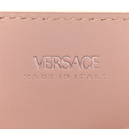 Versace Calfskin Crocodile Embossed Medusa 95 Mini Tote Bag Light Pink 6 of 10
