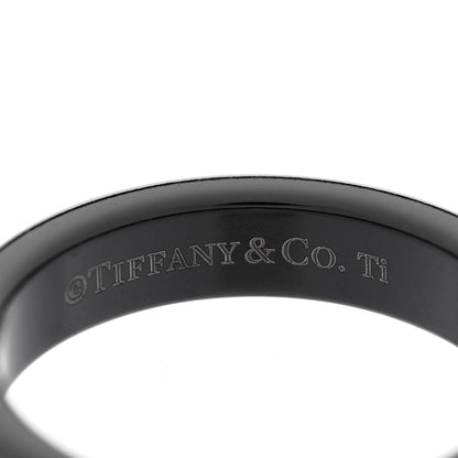 Tiffany Titanium 1837 Narrow Band Ring 51 5.75 4 of 4