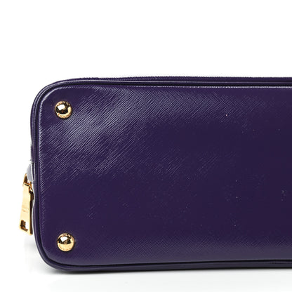 Prada Saffiano Vernice Promenade Tote Viola 5 of 8