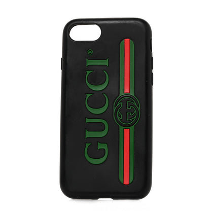 Gucci Rubber Gucci Print iPhone 7/8 Plus Case Black 1 of 4