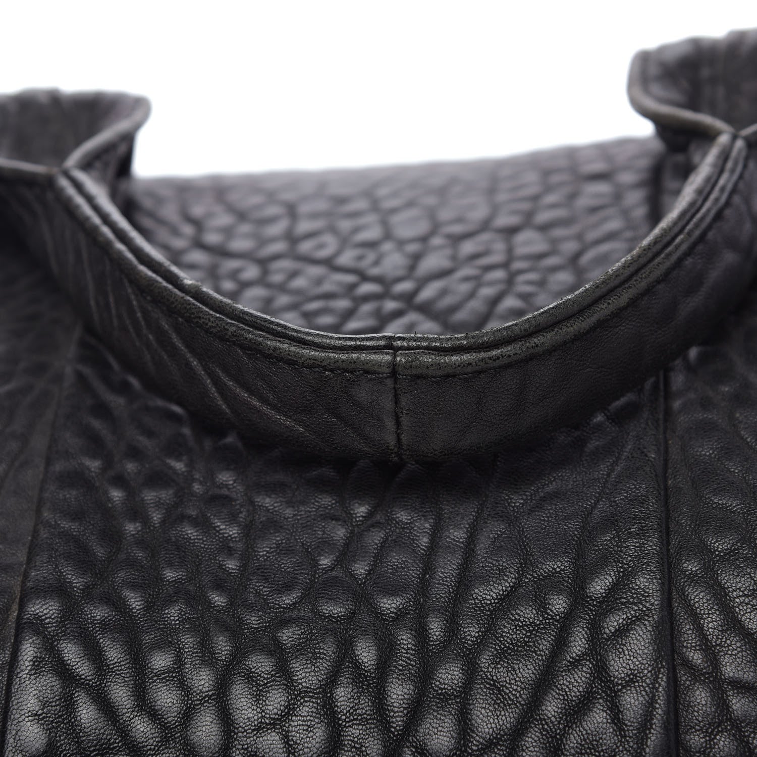 Alexander Wang Pebbled Lambskin Rocco Black Rose Gold Hardware 11 of 15