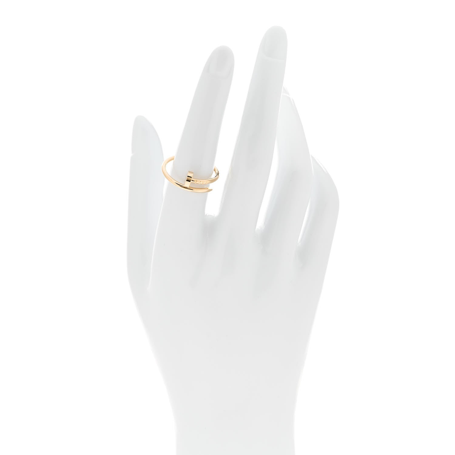Cartier 18K Yellow Gold Small Juste Un Clou Ring 55 7.25 2 of 6