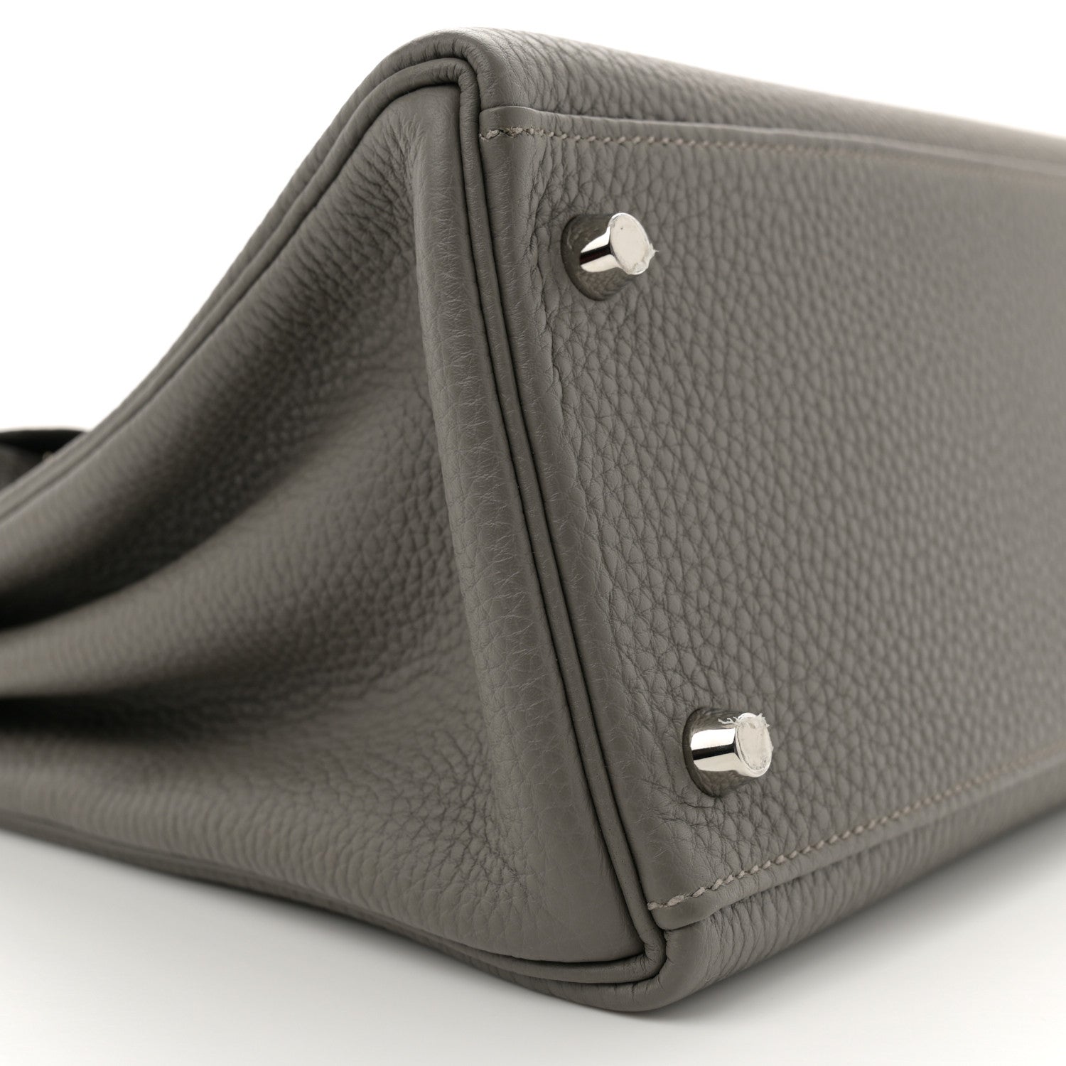 Hermes Togo Kelly Retourne 28 Gris Meyer 9 of 11