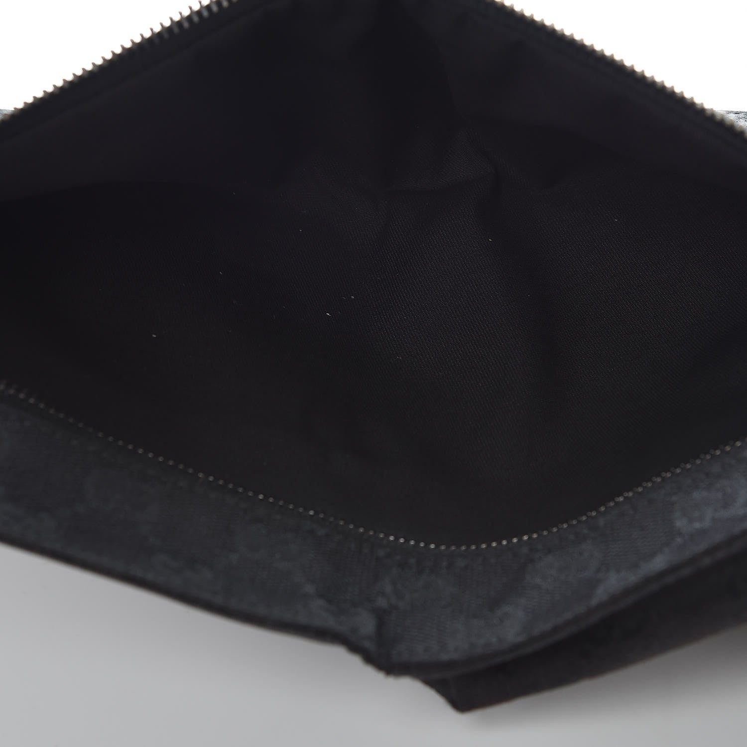Gucci GG Monogram Web Double Pocket Belt Bag Black 5 of 12