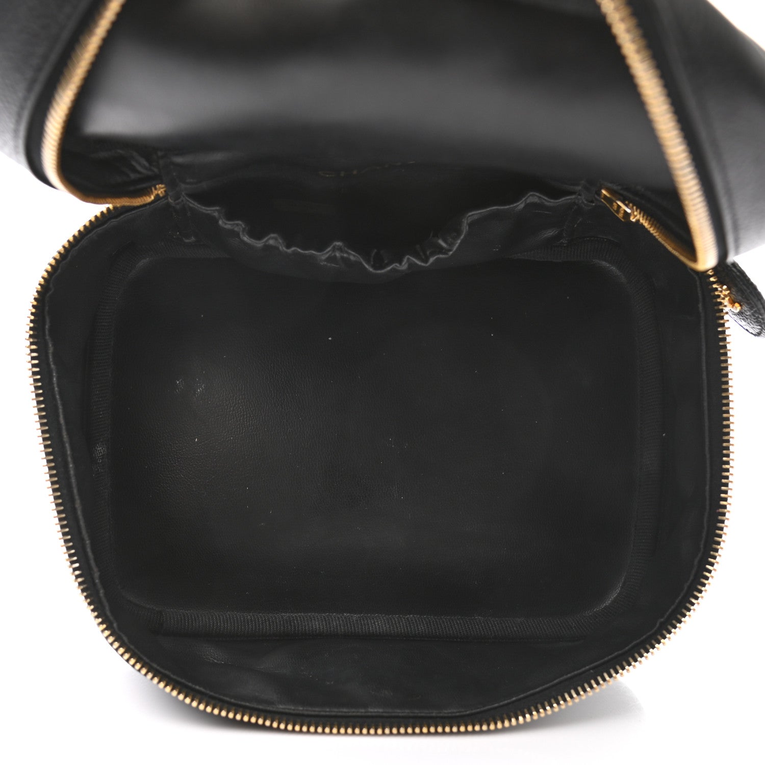 Chanel Caviar Vanity Cosmetic Case Black 6 of 10