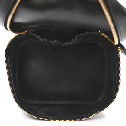 Chanel Caviar Vanity Cosmetic Case Black 6 of 10
