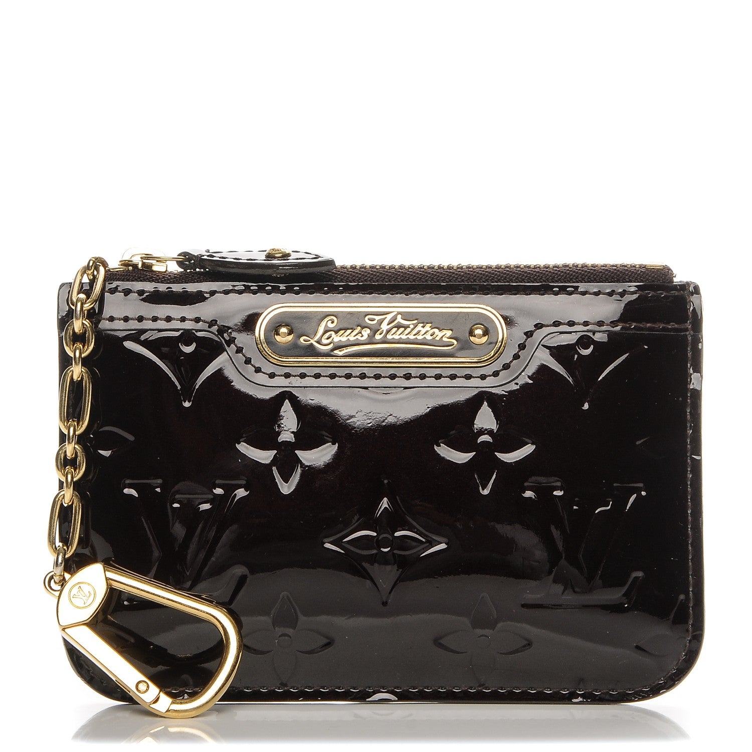 Louis Vuitton Vernis Key Pouch Amarante 1 of 6