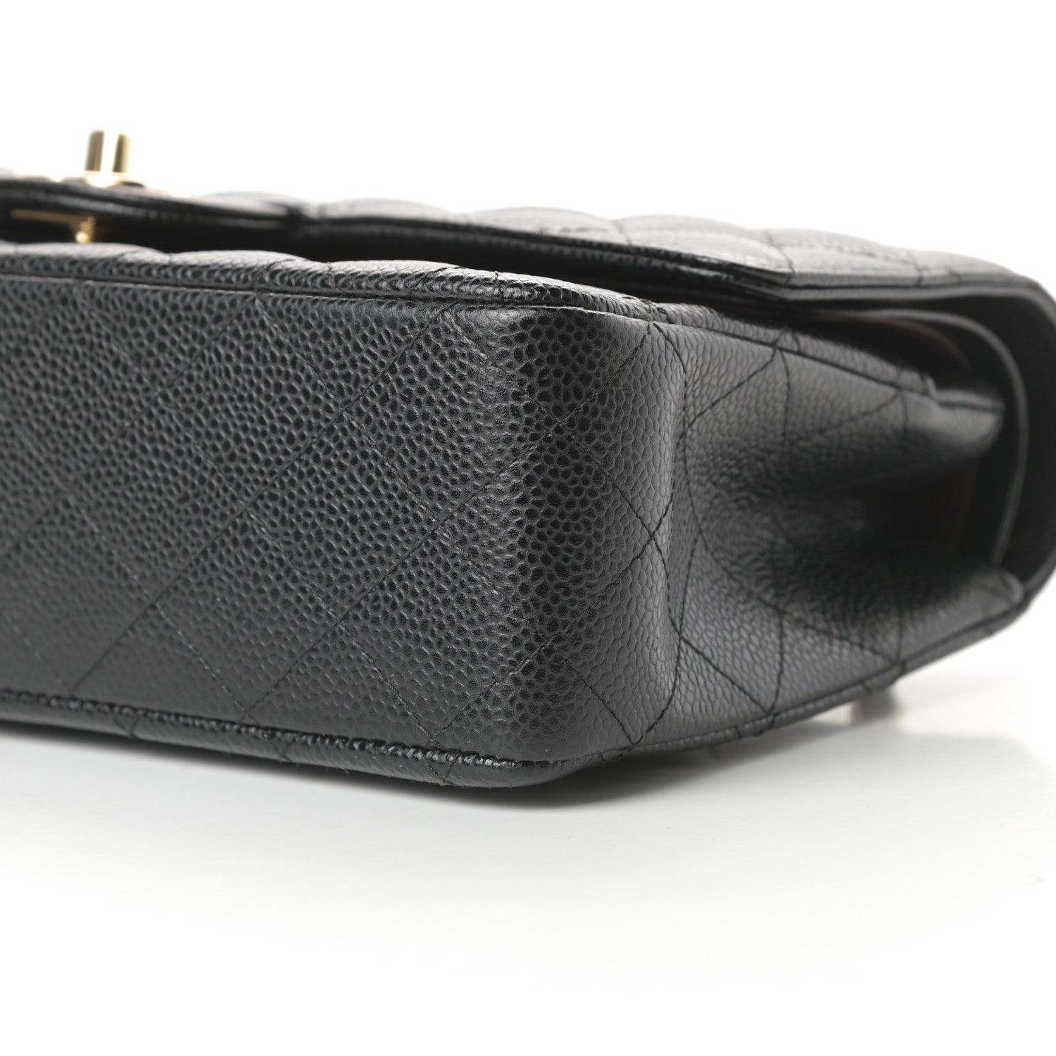 Chanel Caviar Quilted Medium Double Flap Black 11 of 12