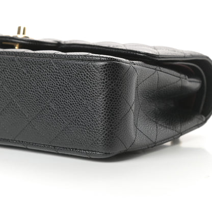 Chanel Caviar Quilted Medium Double Flap Black 11 of 12