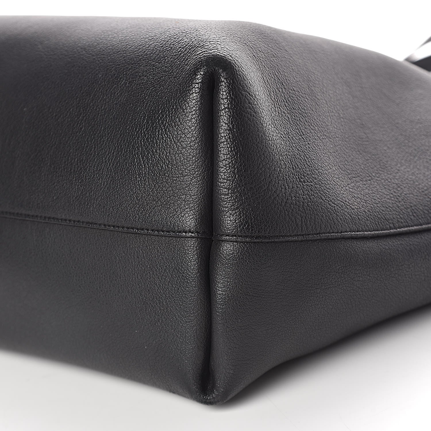 Saint Laurent Calfskin Large Shopping Tote Black 13 of 14