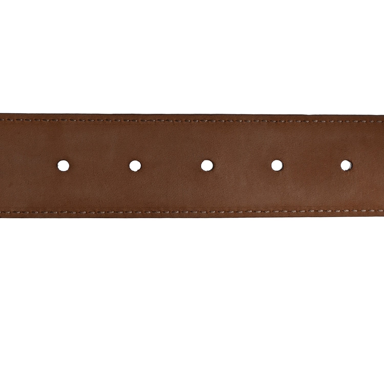 Gucci Calfskin Interlocking G 37mm Belt 80 32 Mineral Blue 5 of 6