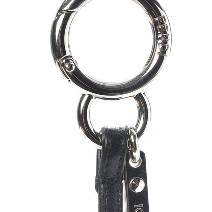 Fendi Mink Fox Goat Fur Mini Karlito Bag Charm Blue 4 of 7