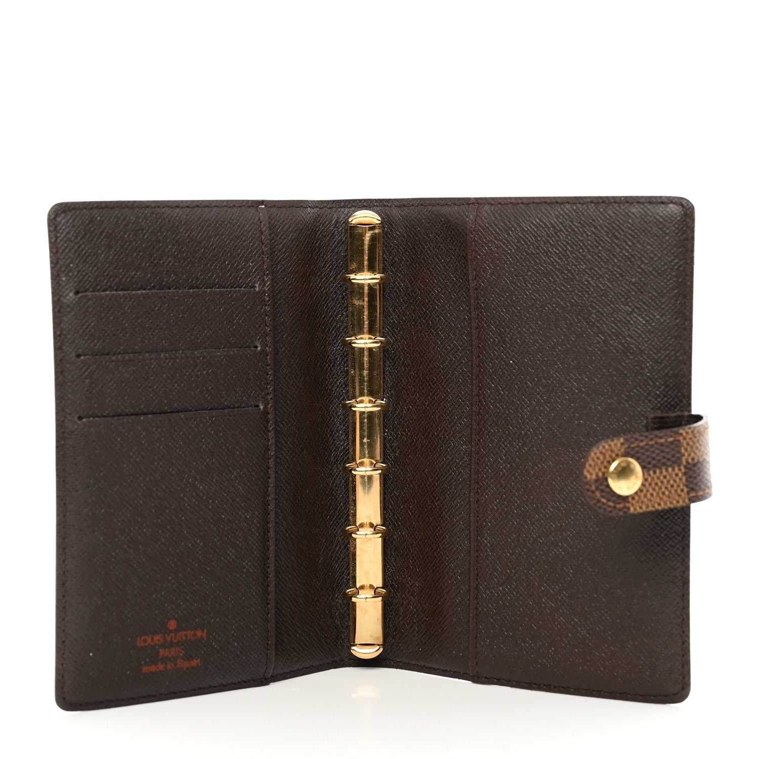 Louis Vuitton Damier Ebene Small Ring Agenda Cover 3 of 9