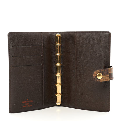 Louis Vuitton Damier Ebene Small Ring Agenda Cover 3 of 9
