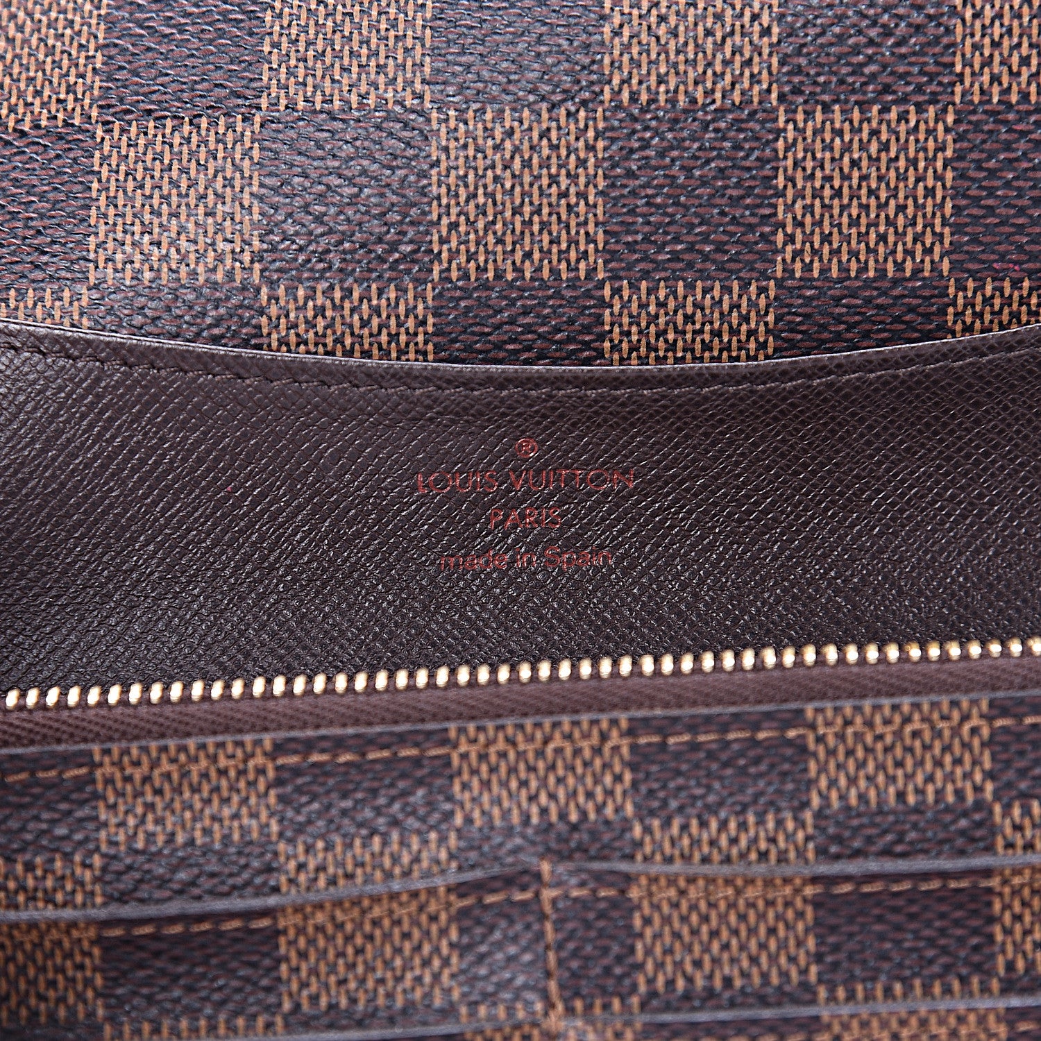 Louis Vuitton Damier Ebene Emilie Wallet 6 of 7