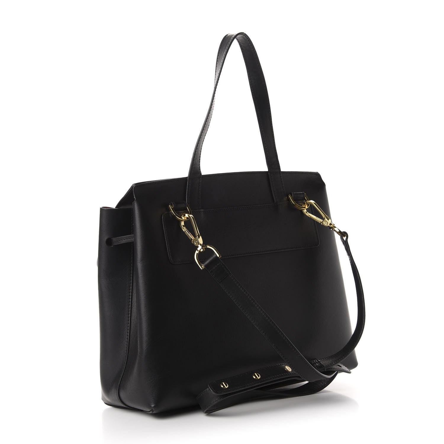 Mansur Gavriel Calfskin Lady Bag Black Flamma 3 of 11