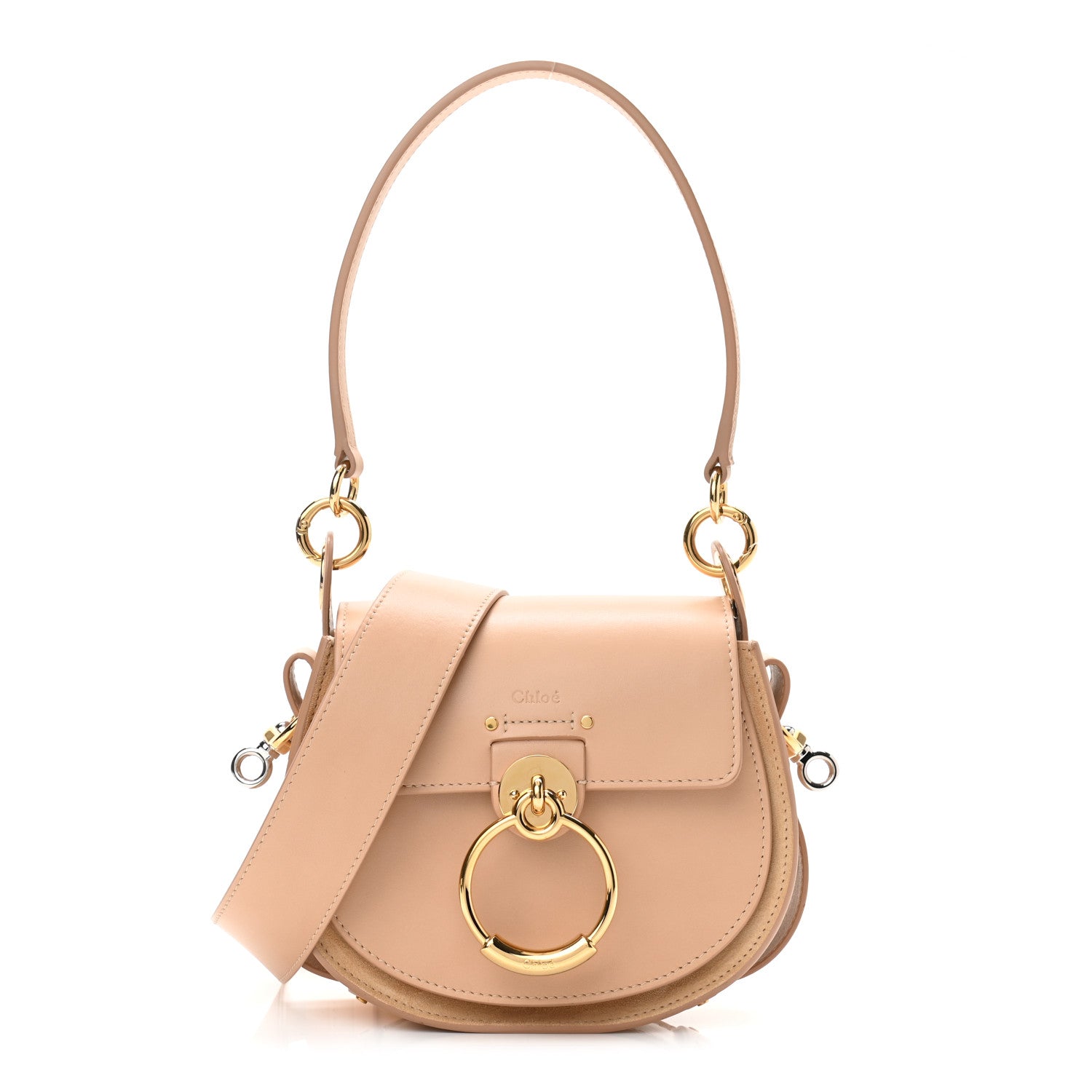 Chloe Calfskin Small Tess Bag Biscuit Pink 1 of 9