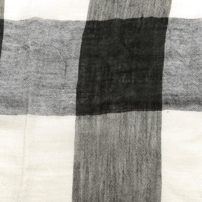 Burberry Modal Wool Relaxed Mega Check Square Scarf Dark Trench 4 of 4