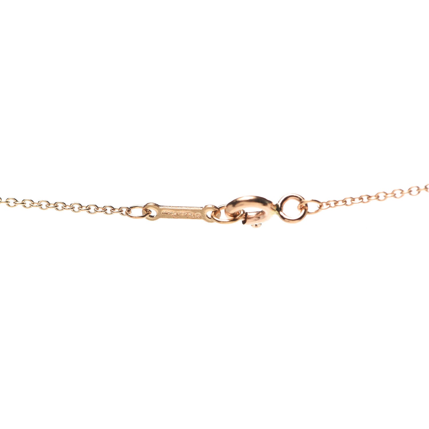 Tiffany 18K Rose Gold Paloma Picasso Loving Heart Interlocking Pendant Necklace 6 of 7