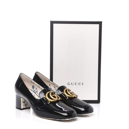 Gucci Vernice GG Victoire 55mm Loafer Pumps 41 Black 9 of 9