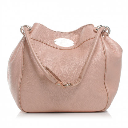 Fendi Calfskin Romano Selleria Bucket Hobo Pink 1 of 8